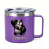 Custom Coffee Mug | Funny Confused Gorilla | Personalized Name & Text