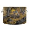 Custom Construction Dump Truck Blanket Basket Storage Bin Laundry Hamper