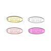 Custom Engraved Acrylic Oval Tags, Personalized Handmade Logo Acrylic Labels, Custom Text Name Tags for Handmade Crafts Gift Packaging Jewelry Packaging DIY Brand Identification Tags