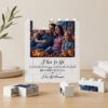 Custom Halloween Family Photo Building Brick Blocks Personalized Keepsake