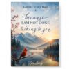 Custom Hardcover Journal - Memorial Sympathy Gift For Loss Of Mom, Dad