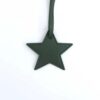 Customized Name PU Leather Creative Five-Pointed Star Travel Tag Nameplate Personalized Boarding Pass Travel Supplies,G