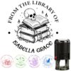 Custom Library Stamp, Personalized Book Stamp for Readers & Teachers