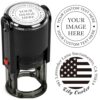 Custom Logo Stamp, Self Inking Personalized Business Rubber Stamp