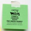 Custom Made Self Inking Address Stamp Country Life Charm - 11 Ink Colors