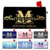 Custom Monogrammed Name and Address Mailbox Covers Magnetic Standard Size