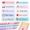 Custom Name Stickers for Kids Name Waterproof Labels for School Supply