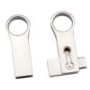 Custom Rotatable Metal USB Flash Drive Dual Port Type‑C USB‑A Thumb Drive