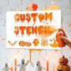 Custom Stencils for Spray Painting - Personalized Stencil Maker (White)