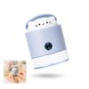 Cute Animal Pencil Sharpener, Pop-Up Manual Sharpener with Shavings Box(Light Blue)