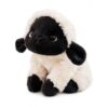 Cute Black Sheep Stuffed Animal Plush Toy,Huggable Lamb Pillow，7 inch