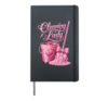 Cute Cleaning Lady Hardcover Journal, Black