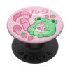 Cute Cottagecore Frog Strawberry Retro 90s Kawaii Aesthetic PopSockets Adhesive PopGrip
