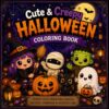 Cute & Creepy Halloween Coloring Book: Spooky-Cute Monsters, Ghosts, Witches, Pumpkins and Haunted Halloween Scenes
