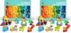 Cutedeer 258 Piece Classic Big Building Blocks Set for Kids Toddlers Compatible with All Major Brands, Large Building Bricks STEM Toys with Gift Box for All Ages Boys Girls (Pack of 2)