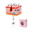 Cute Dermatology Shaker Badge Reel Holder with Retractable Clip