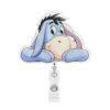 Cute Eeyore Badge Reel Hospital ID Retractable Holder with Clip for MD