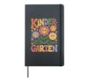 Cute Kindergarten Floral School Hardcover Journal, Black