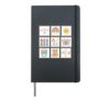 Cute Kindergarten Pre K School Icons Rainbow Sunshine Hardcover Journal, Black