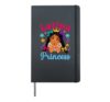 Cute Latina Princess Hispanic Heritage Spanish Little Girl Hardcover Journal, Black
