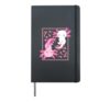 Cute Pink Axolotl Pet Cherry Blossom Girls Boys Kids Hardcover Journal, Black