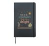 Cute Preschool Teacher Classroom Humor Quote Mood Hardcover Journal, Black