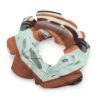 Cute Sloth Chiffon Scrunchies for Women