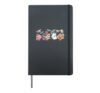 Cute Spooky Teacher Cute Halloween Teacher Ghost Pumpkin Hardcover Journal, Black