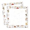 Cute Sticky Notes 3 x 3 in, 2 Pack Self Stick Note Pads with Fun Patterns, Strong Adhesive Memo Pads for Office School Home, 80 Sheets per Pad Cute Mushroom
