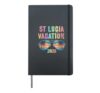 Cute ST LUCIA VACATION 2026 Trip Swim Vacay Matching All Hardcover Journal, Black
