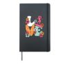 Cute Surfing Love Surfboard Surf Surfer Women Girls Kids Hardcover Journal, Black