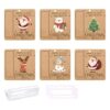 Cute Wooden Snowman Wallet - 6 Piece Christmas Tree Money Holder