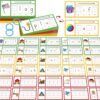 CVCC & CCVC Word Writing Cards, 81 Double-Sided Handwriting Cards 3-Level Words Spelling Flashcards Phonics Sight Words Early Educational Tool for Kids 3 4 5 Years Old (3 Plastic Rings Included)
