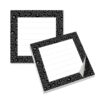 CVNBFJI Sticky Notes 3x3, Bright Cute 2 Pack Self-Stick Note Pads, Strong Adhesive Memo Pad, Easy to Post for Home, Office Black Grey Leopard