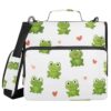 CWUPZAY Cute Baby Frog Zipper Binder 3 Ring 2 Inch