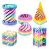 Cybermaker 5 Pack 3D Printed Fidget Toys, Party Favors Fantasy Gifts
