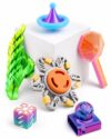 Cybermaker 6pcs 3D Printed Fidget Toy Set, Sensory Desk Toy for Kids Adults