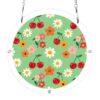 CZXW Cherry and Daisy Acrylic Puzzle Suncatcher