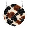 CZXW Retro Cow Black Brown Acrylic Puzzle Suncatcher