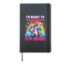 Dabbin Unicorn I'm ready to crush 4th Grade Girls gifts Hardcover Journal, Black