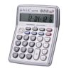 Daconovo Desktop Calculator Basic Calculator Standard Simple Musical 12 Digit LCD Display Time Date Alarm Piano Sound Big Buttons for Office Business Home