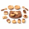 DadCarved Wooden Play Food Toys for Kids
