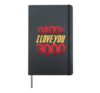Daddy, I Love You Today Fathers Day 3000 Times More Dad Gift Hardcover Journal, Black