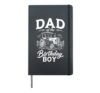 Dad Of The Birthday Boy Farm Tractor Hardcover Journal, Black