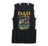 Dad of The Birthday Boy Science Birthday Party Adult & Youth Basketball Jersey
