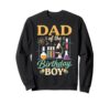 Dad Of The Birthday Boy Science Birthday Party Sweatshirt