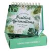 Daily Flip Calendar Dinner Global Delicacies, Every Page in the Perpetual Calendar Has Date & Global Cuisine Introductions, Desk Office Home Decor for Women Men Gifts Desk Accessories for Girls (Plants Theme 1)