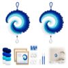 Daily Partner Ocean Wave Crochet Wind Spinner DIY Kit (2PCS)