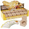 Dan&Darci Dig a Dozen Fossil Bricks - Break Open 12 Blocks and Discover 12 Unique Real Fossils - Basket Stuffers Archaeology Science STEM - Birthday Gift