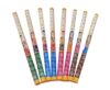 Dandiya Sticks for Navratri Garba Dance Raja Rani Dandiya Sticks Traditional Seth Sethani Wooden Dandiya for Garba Night Kollatam Dandiya Stick 14.4 inches Set of (3)